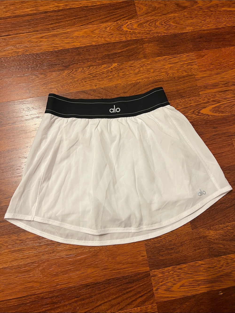 ALO Match Point Tennis Skirt White - XS